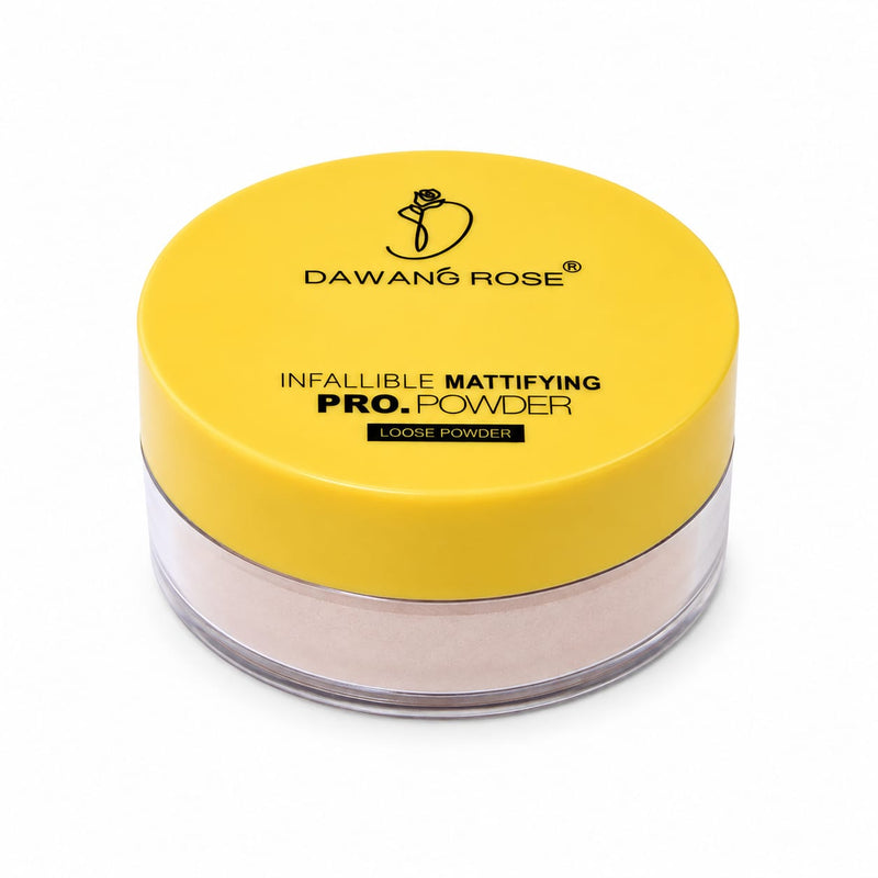 Dawang Rose Pro Loose Face Powder - Water proof Fixed Makeup - 24hrs