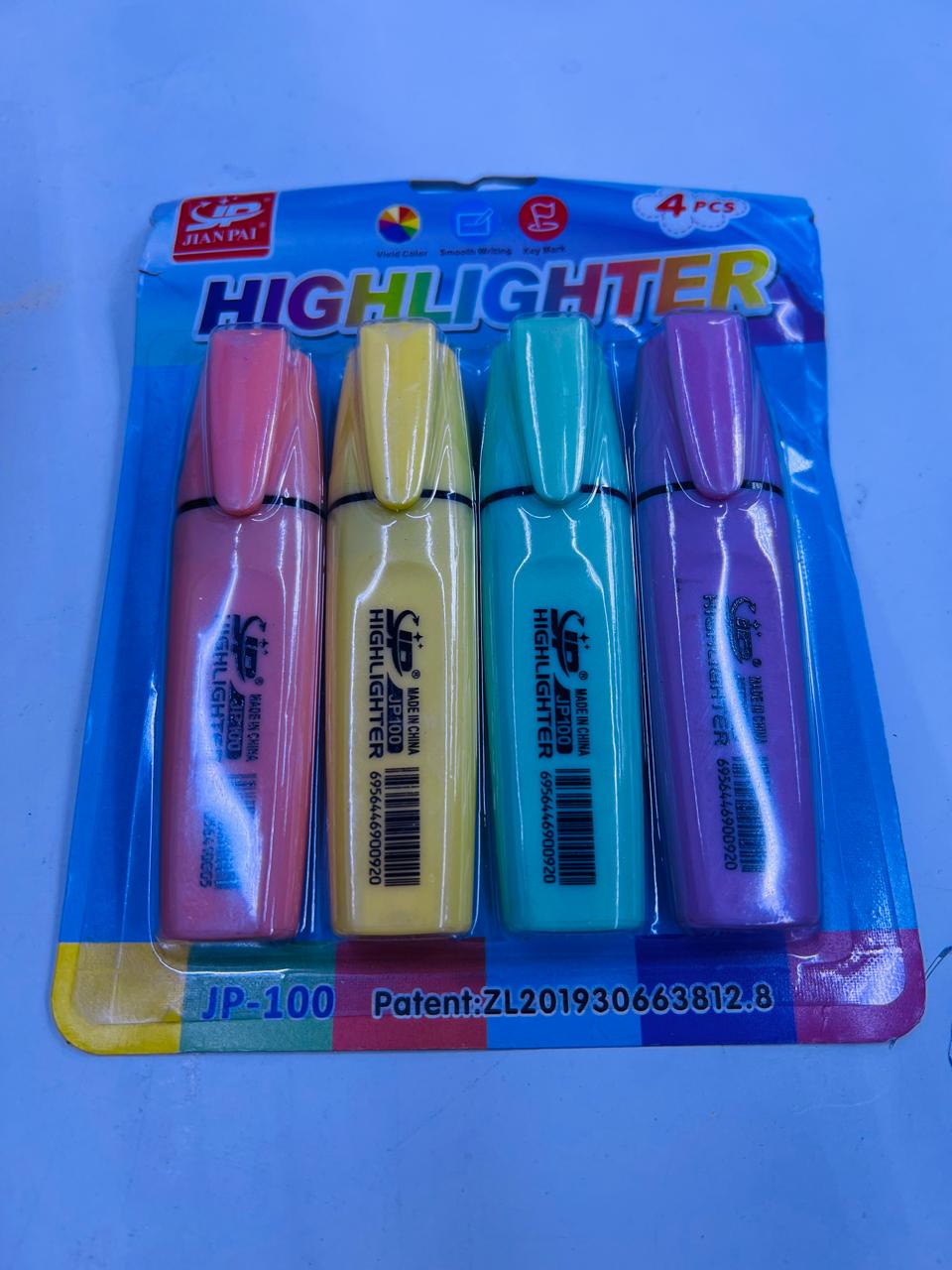 HIGHLIGHTER-4-PCS