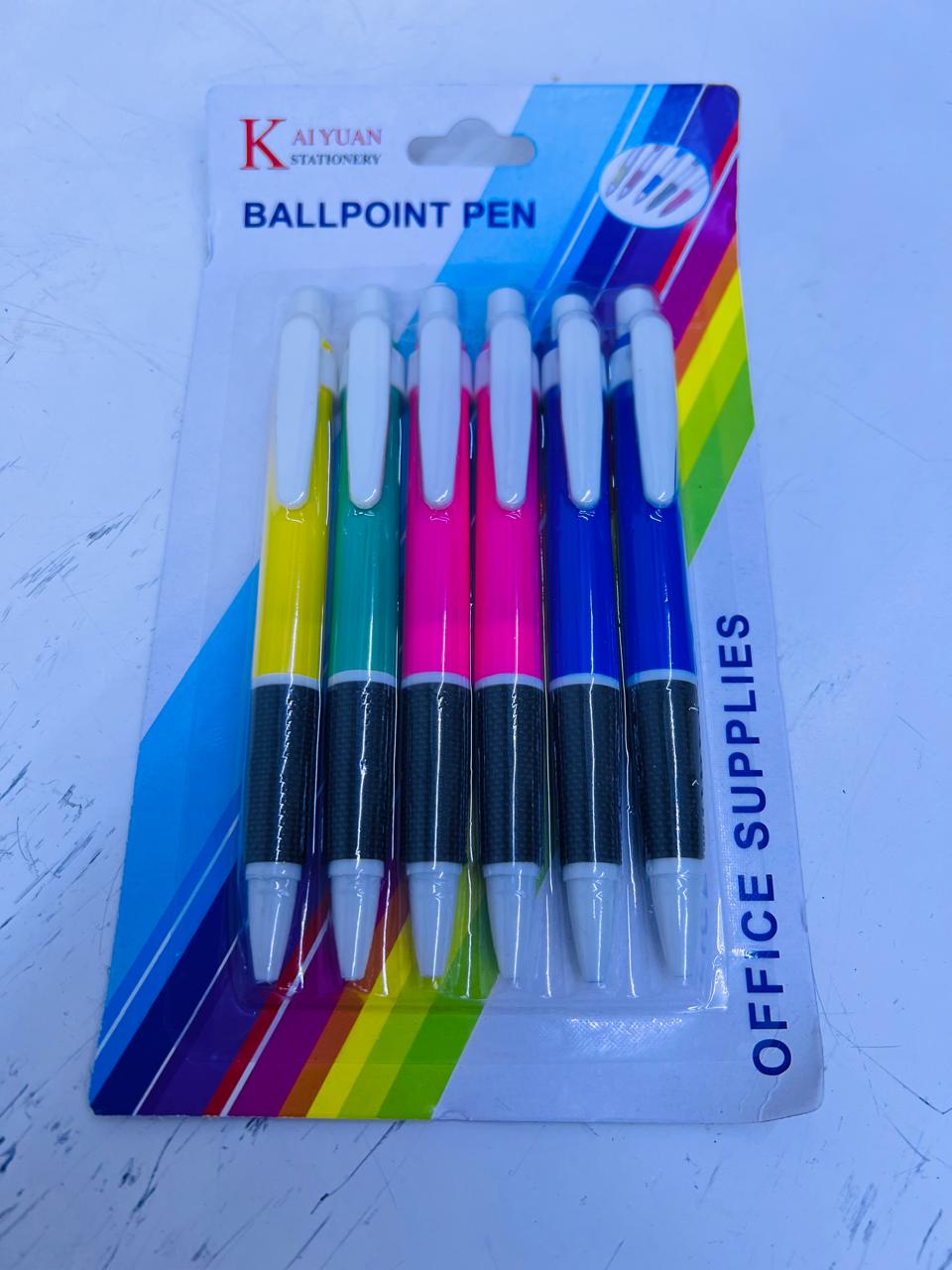 BALLPOINT PEN-6-COLOUR
