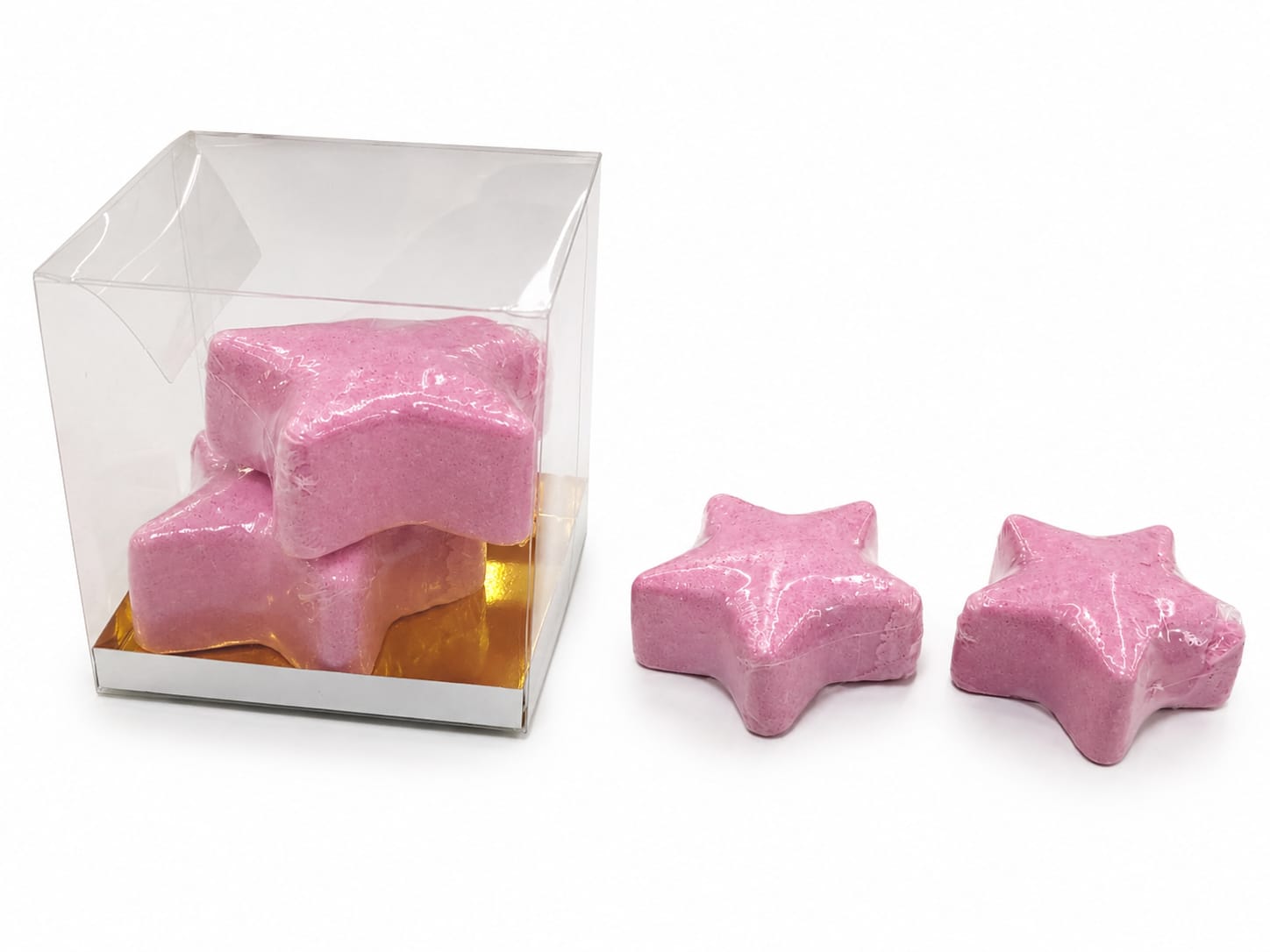 Flower- scented bath bombs - ( 2pc) - 0012