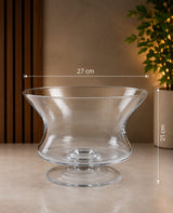 Luxury Glass Flower Vase 21cm×27cm Premium Quality | Best Sell Online