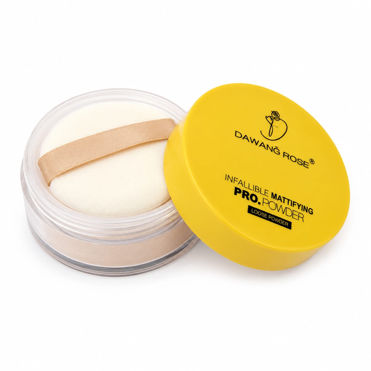 Dawang Rose Pro Loose Face Powder - Water proof Fixed Makeup - 24hrs