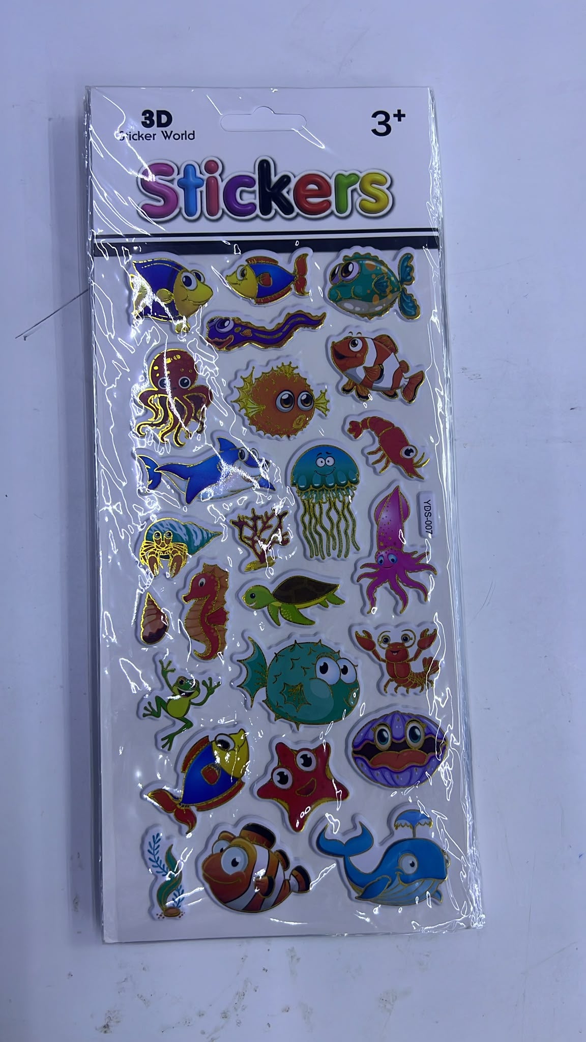 One Piece 3D Puffy Stickers – 12 × 25 cm M6