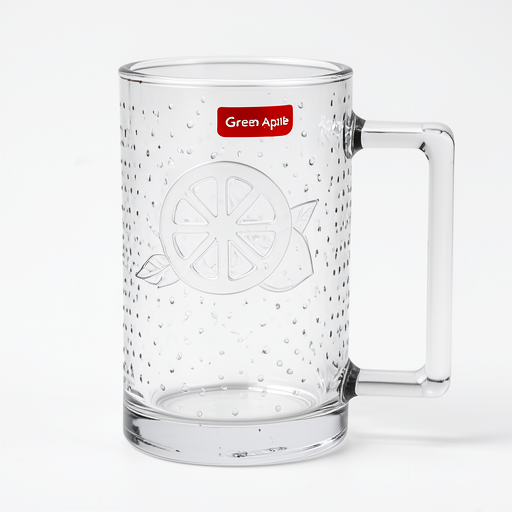 Premium 2x375ml Green Apple Juice Glass Set - Durable & Reliable