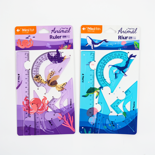 FR Premium 20cm Marine Animal Rulers Set (4pcs) - Durable & Reliable