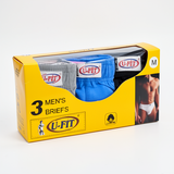 Men's Premium Briefs, 3-Pack M | Durable Everyday Comfort
