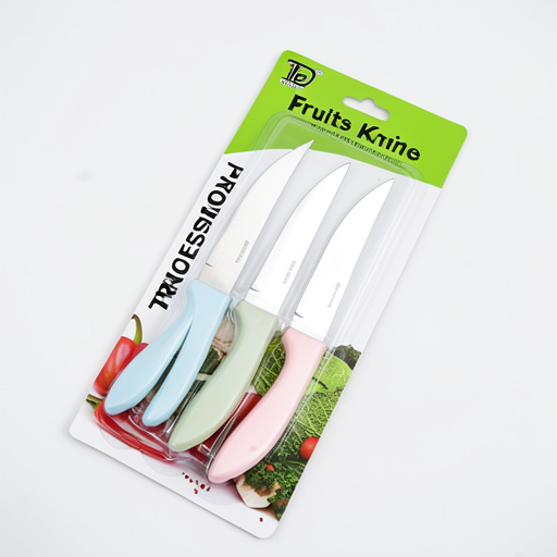 Premium 3pc Stainless Steel Fruit Knife Set - Durable & Affordable