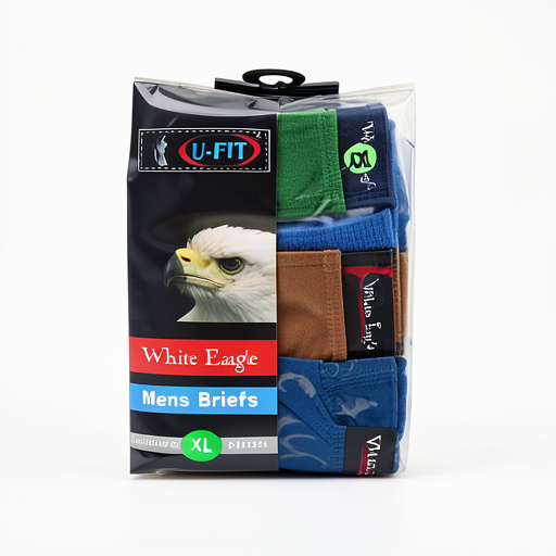 FR XXL White Eagle Men's Briefs 3-Pack | Premium Comfort Fit
