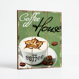 FR Premium Coffee House Wall Hanging Decor - Durable & Stylish