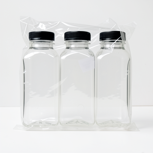 3-Pack 330ml Transparent Bottles | Durable & Premium Quality