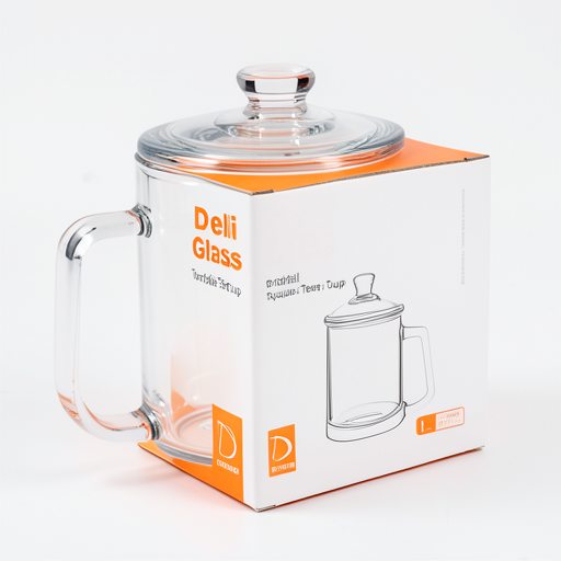 Premium 350ML Toroidal Square Tea Cup - Deli TDZ401