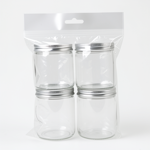 250ml Premium Jar with White Cap - Durable & Best Price