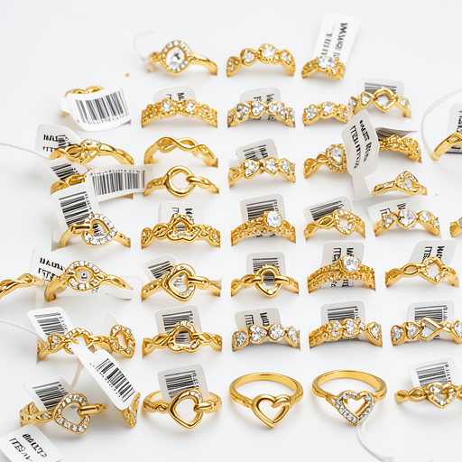 Gold-Coated Stone Finger Ring XY-01 | Premium Quality Jewelry