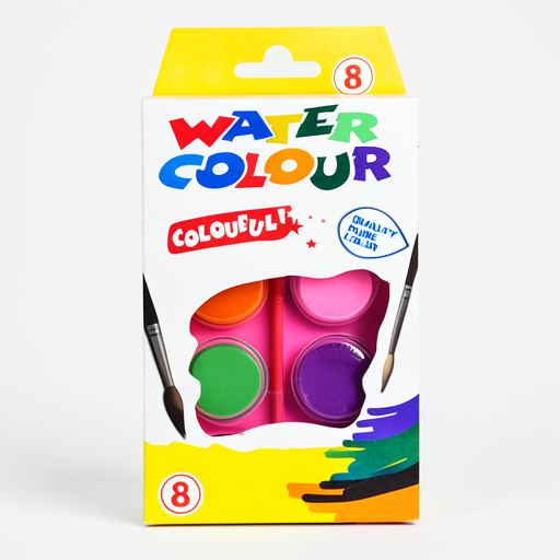 Premium 8-Color XL8026 Pressed Powder - Water Color, Durable