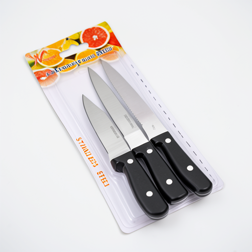 Premium 3-Piece Kitchen Knife Set | Durable & Affordable