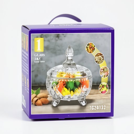 Premium Glass Nuts Jar TG24132 | Durable Everyday Use