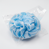 Premium Colorful Bath Pouf Set - Pink, Brown, Blue, Green