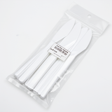 Durable White Plastic Table Knife - Premium Quality, Best Price