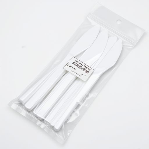 Durable White Plastic Table Knife - Premium Quality, Best Price