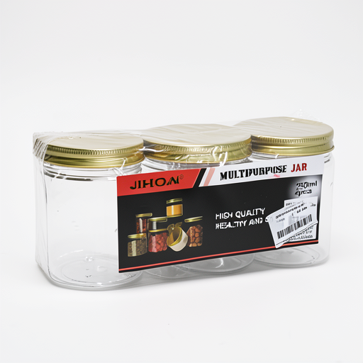 250ml Premium Jar with Golden Cap | Durable & Reliable