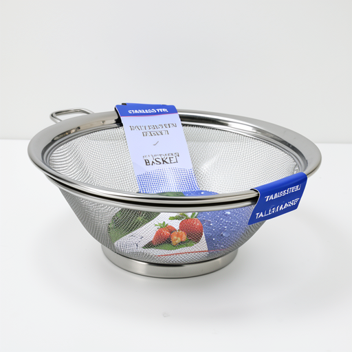 25cm Stainless Steel Basket with Taller Brim | Premium Quality