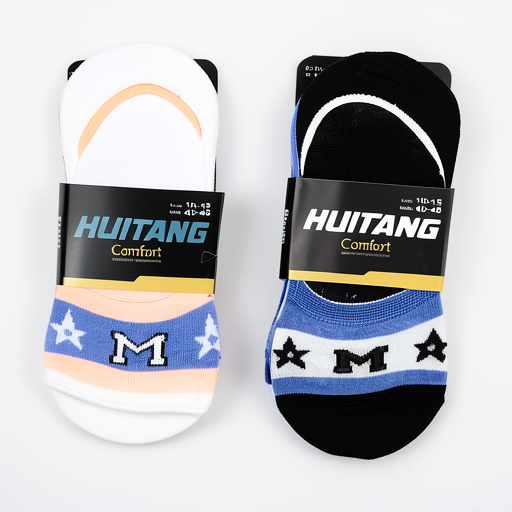 HUITANG Premium Cotton Socks 3 Pairs M Size 10x13/40x46 Durable
