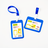 Durable Blue ID Card Holder T-624H | Premium Quality