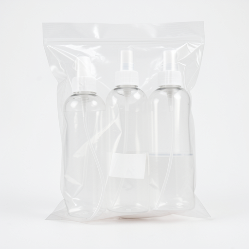 Durable 3-Piece Plastic Spray Bottle Set - Premium Quality