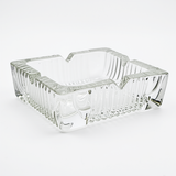 Premium Deli Glass Square Ashtray 106mm - Durable YG1016-4