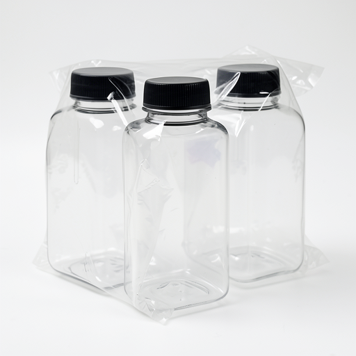 3-Pack 330ml Transparent Bottles | Durable & Premium Quality