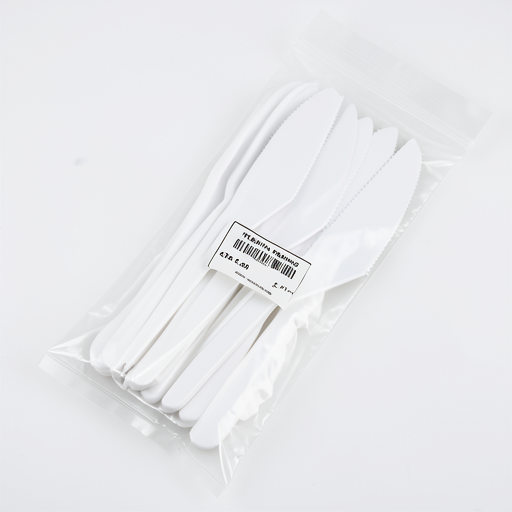 Durable White Plastic Table Knife - Premium Quality, Best Price