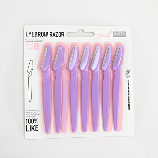 Mixueer 8pc Eyebrow Razors | Premium, Durable & Affordable