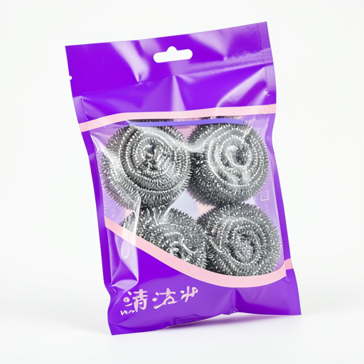 4-Pack Premium Steel Wool Pads - Durable, High-Quality Cleaning
