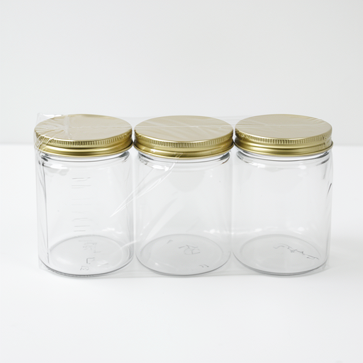 250ml Premium Jar with Golden Cap | Durable & Reliable