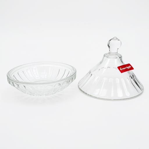 Set of 2 Green Apple Sugar Glass Bowls - TG1078-5B Premium