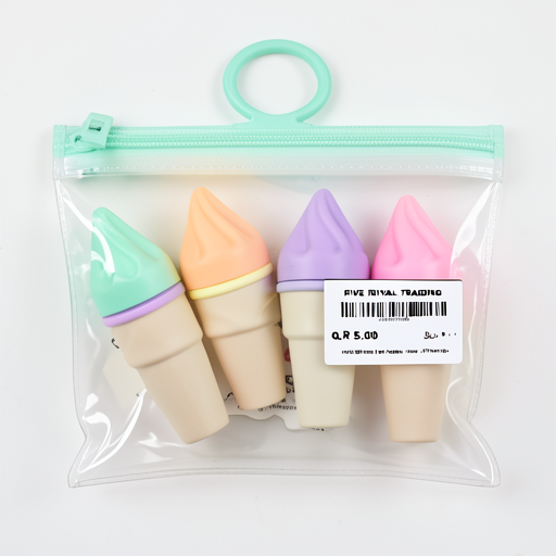 Ice-Cream Highlighters Set, 6pcs - XYH-1708, Premium Quality