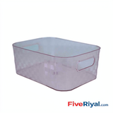 Durable Transparent Storage Basket | Premium Quality, Best Price