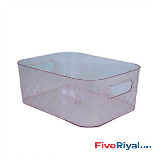 Durable Transparent Storage Basket | Premium Quality, Best Price