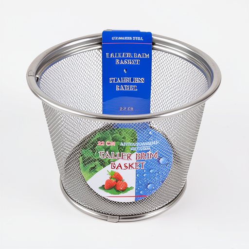 25cm Stainless Steel Basket with Taller Brim | Premium Quality