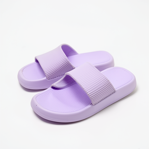 Premium Light Purple Slippers - Durable, Everyday Comfort