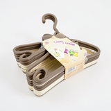 Durable Plastic Cloth Hanger Set - 6pcs C17, Premium Quality