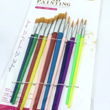 Premium 12-Piece Paintbrush Set - Durable & Affordable