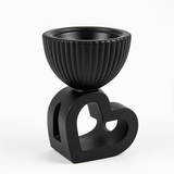 Premium Black Love Bakhoor Stand | Durable & Stylish Design