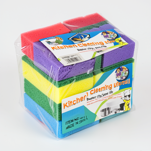 FR Premium 5-Piece Colorful Sponge Set BH-11 - Durable & Affordable