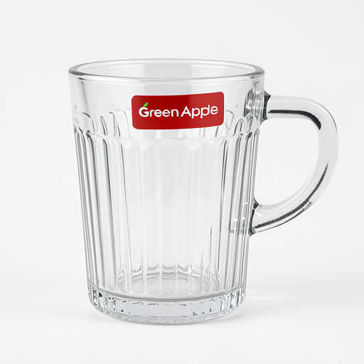 Green Apple Deli Tea Glass Set 4x280ml - Premium Quality ZB318