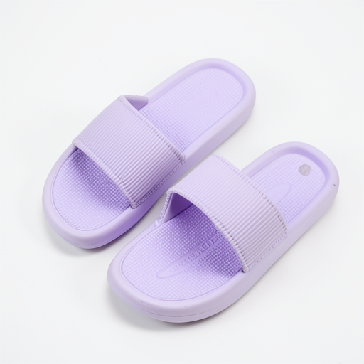 Premium Light Purple Slippers - Durable, Everyday Comfort
