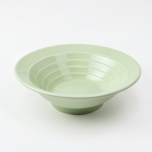 Premium Chiramic Salad Plate - Light Green, Durable, 6976732621665