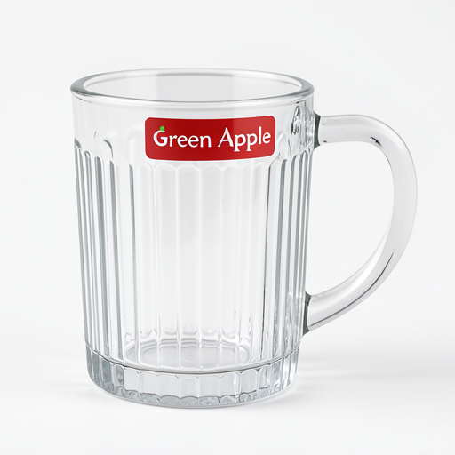 Green Apple Deli Tea Glass Set 4x280ml - Premium Quality ZB318