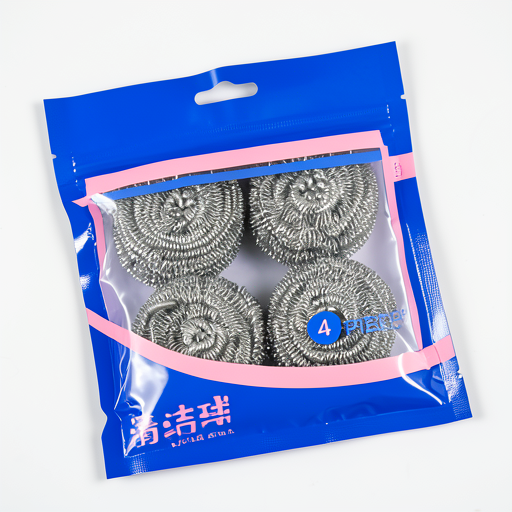 4-Pack Premium Steel Wool Pads - Durable, High-Quality Cleaning