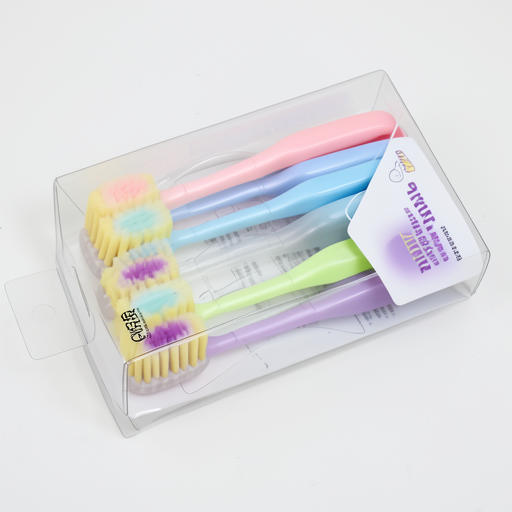 Premium Soft Toothbrushes 5-Pack Y259 - Durable & Elegant